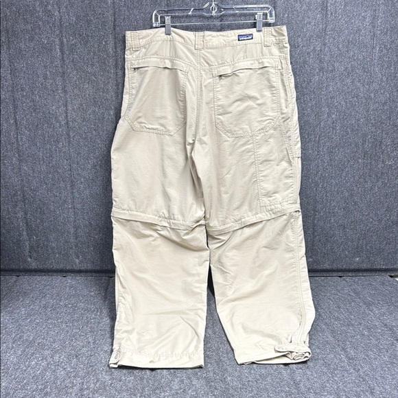 Patagonia Tan Cargo Convertible Pants Adventure - Picture 2 of 6